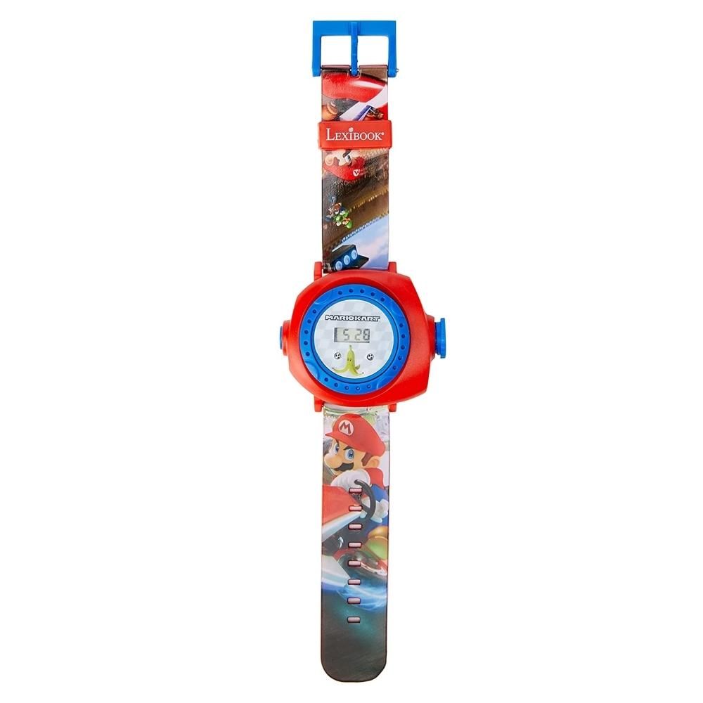 Lexibook Mario Kart digitális karóra 20 kivetíthető képpel