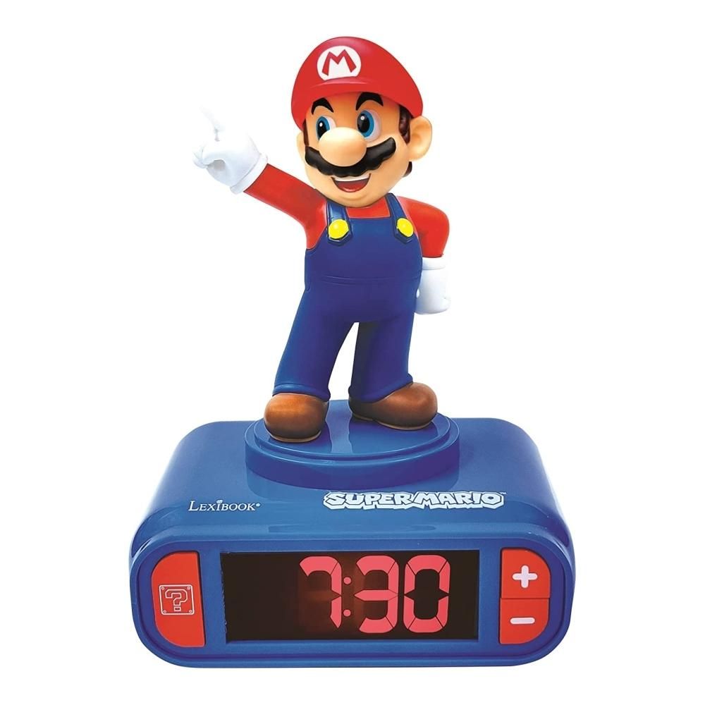 Lexibook Super Mario ébresztőóra éjszakai fénnyel