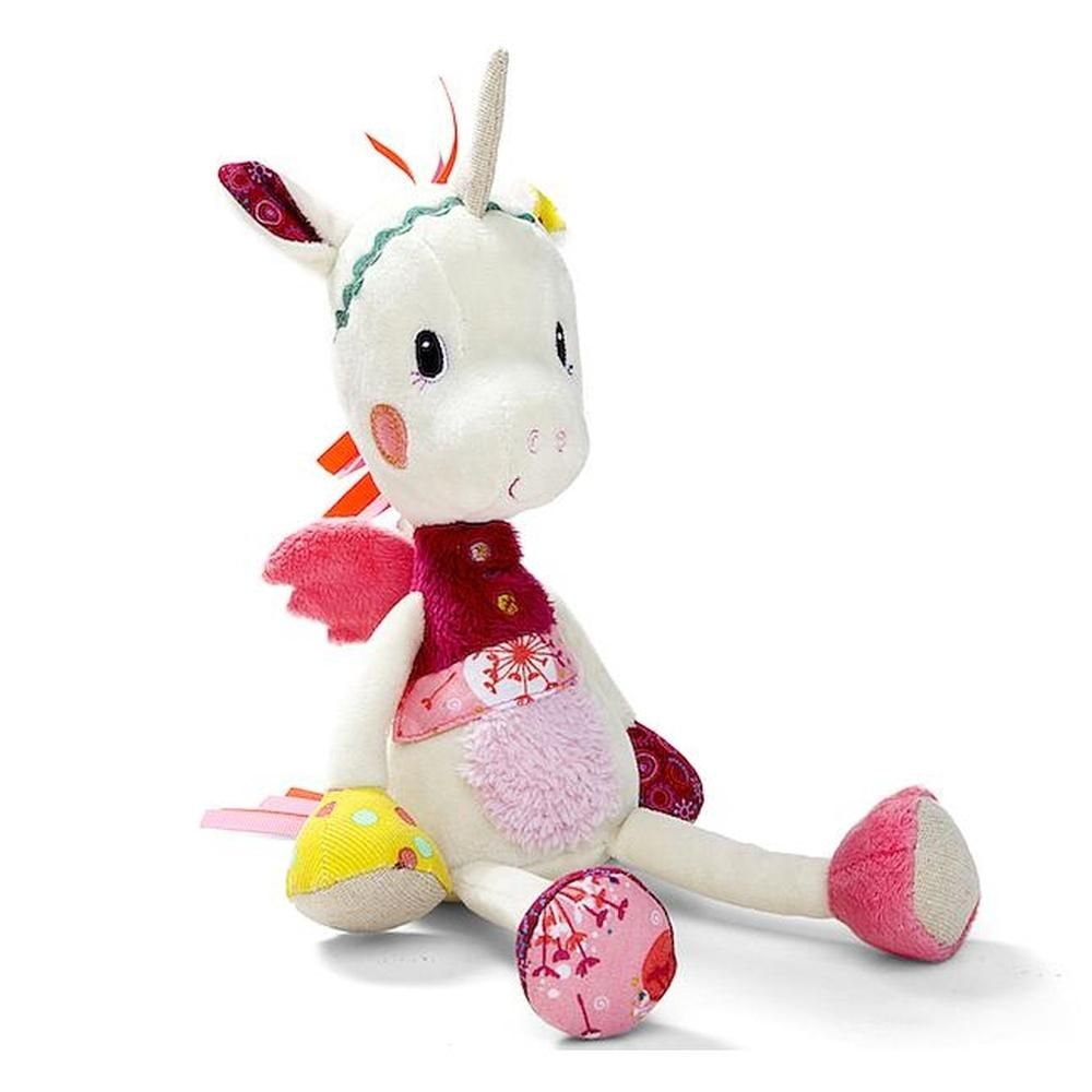 Lilliputiens Louise egyszarvú puha plüssfigura díszdobozban