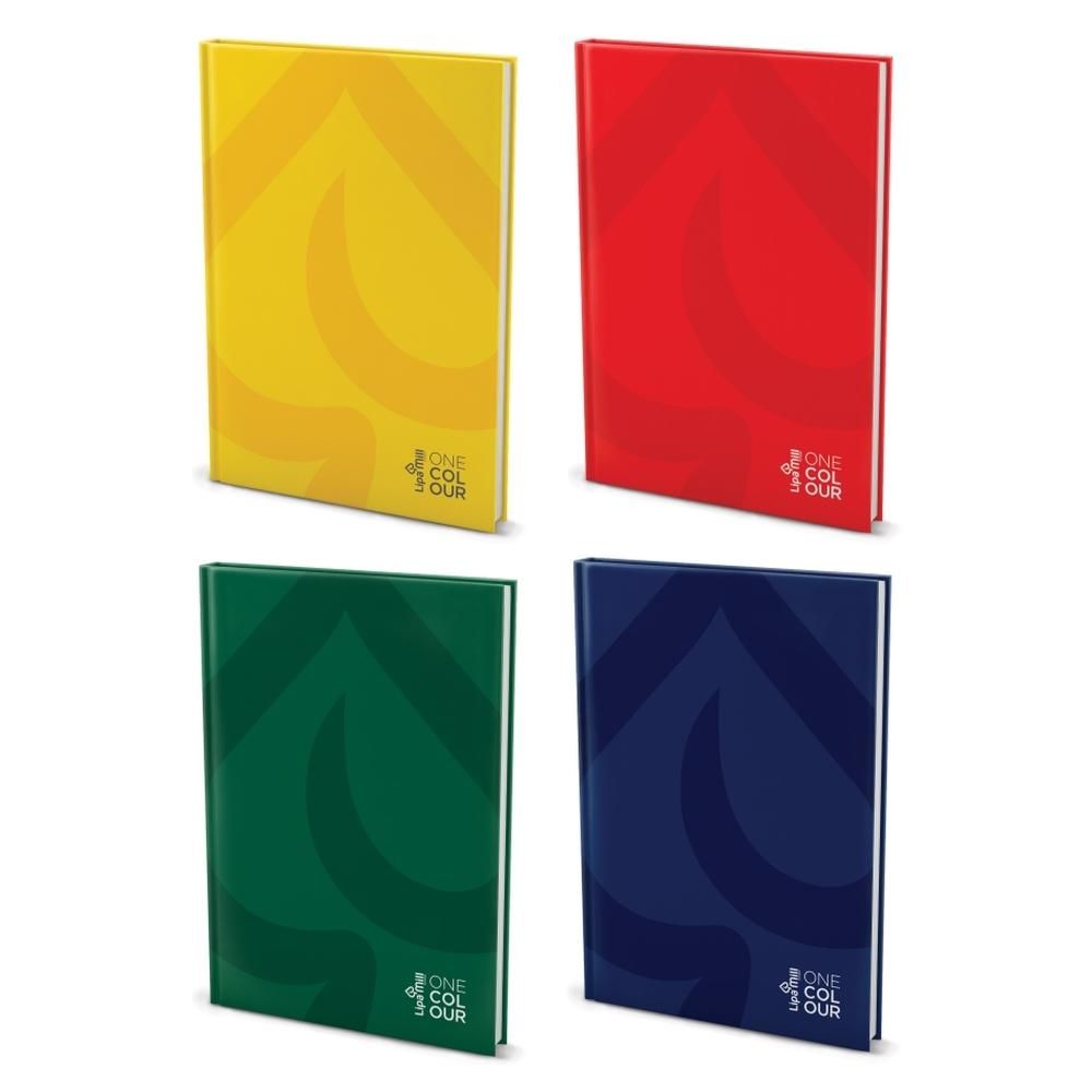 Lipamill keményfedeles notesz A4, 96 lapos, kockás (többféle)