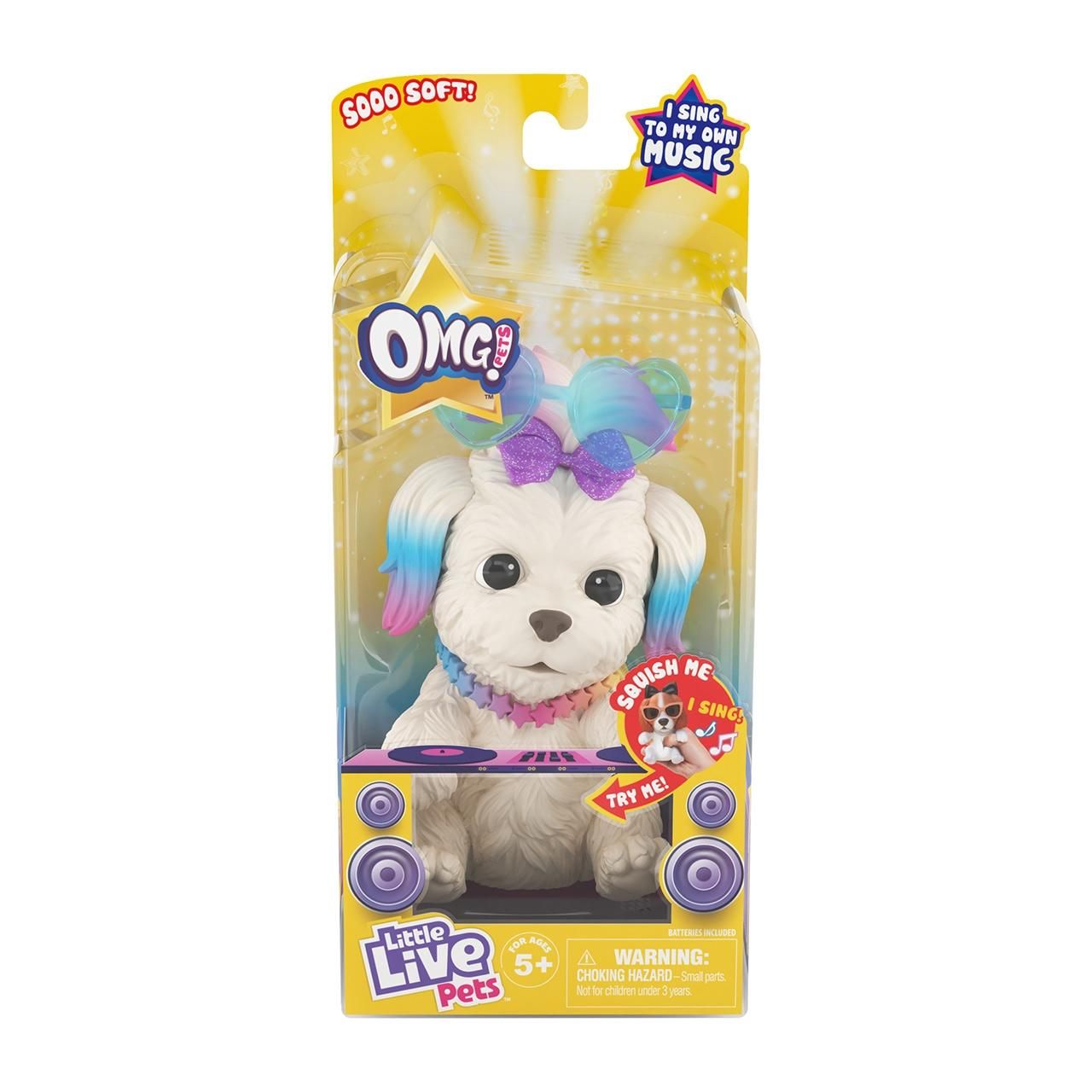 Little Live Pets OMG Pets kiskutya énekes - Rainbow Pop