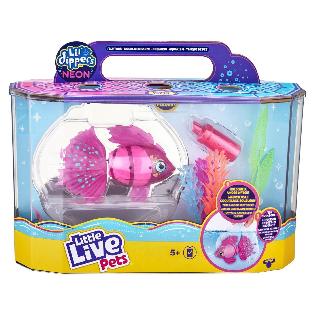 Little Live Pets Úszkáló halacska akváriummal S3 - Splasherina