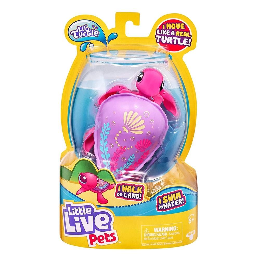 Little Live Pets Úszkáló kisteknős - Purple Sandy