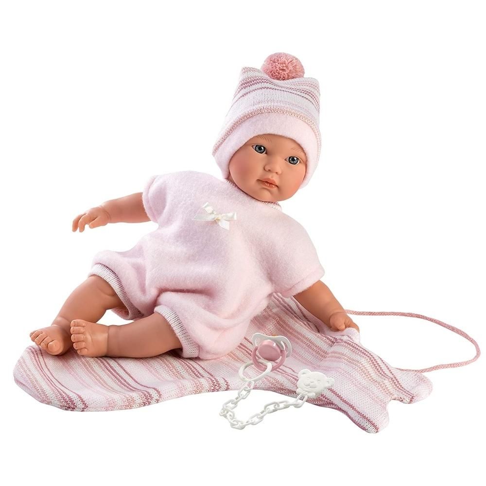 Llorens Cuquita síró baba hálózsákban 30 cm