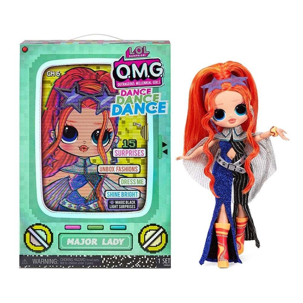 L.O.L Surprise: OMG Dance Doll táncos babák - Major Lady