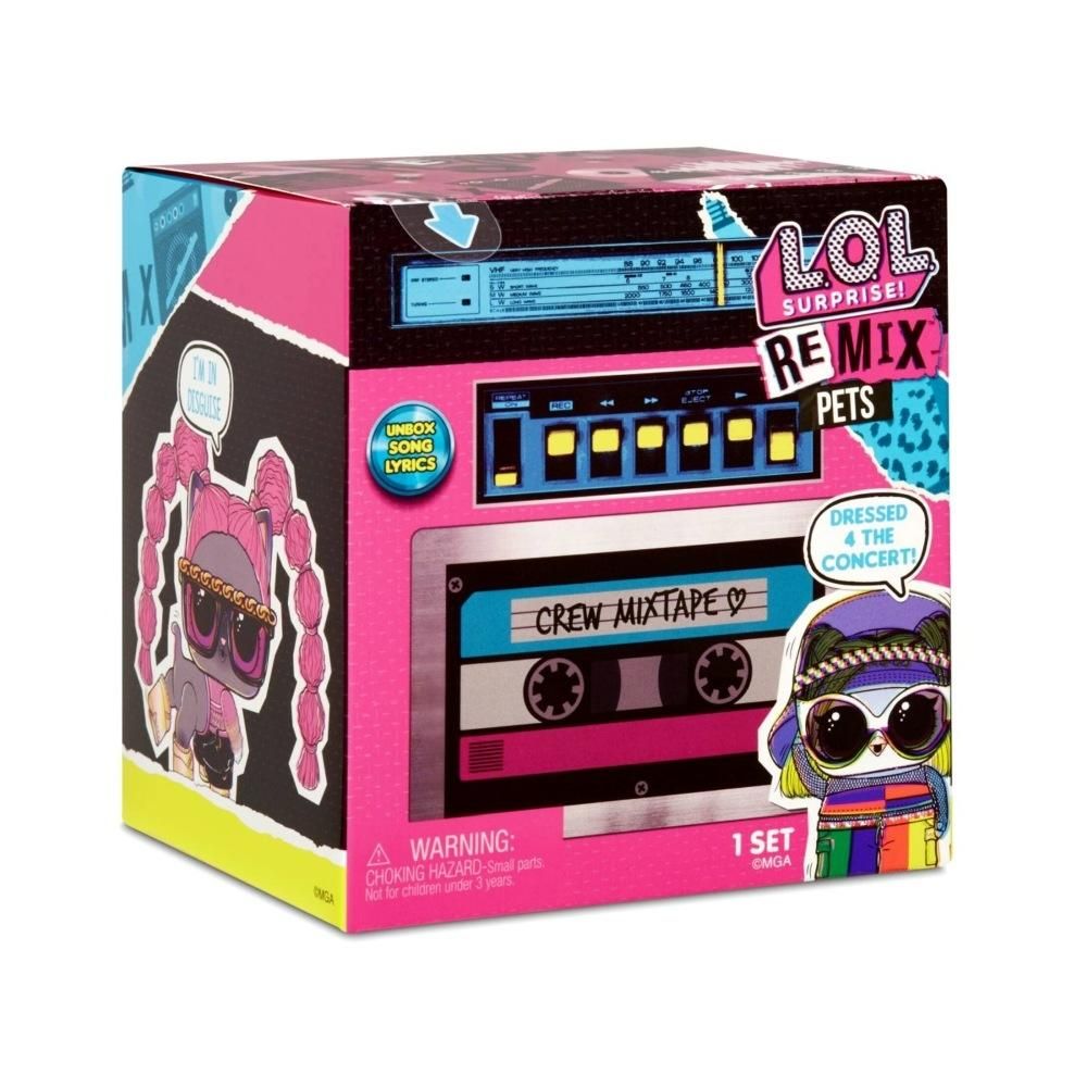 L.O.L. Surprise: Remix Pets gyűjthető játékfigura (többféle)