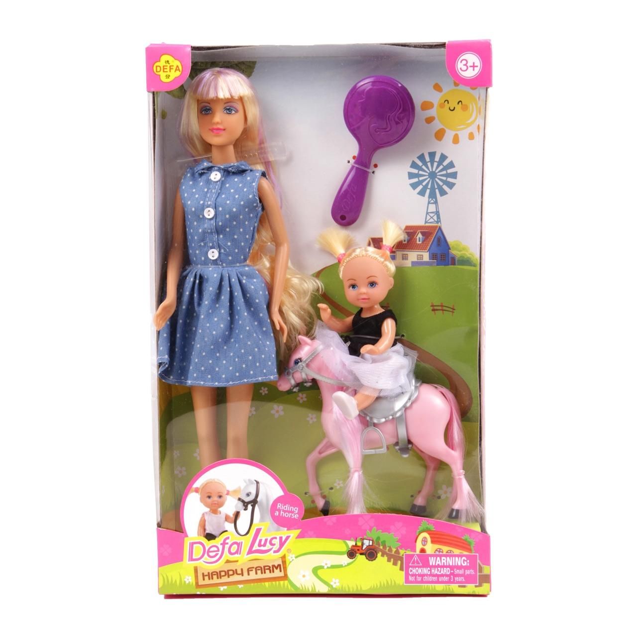 Lucy baba farm készlet két babával
