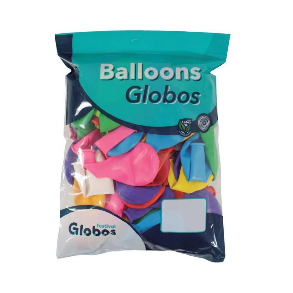 Lufi csomag, 100 db-os, vegyes színek