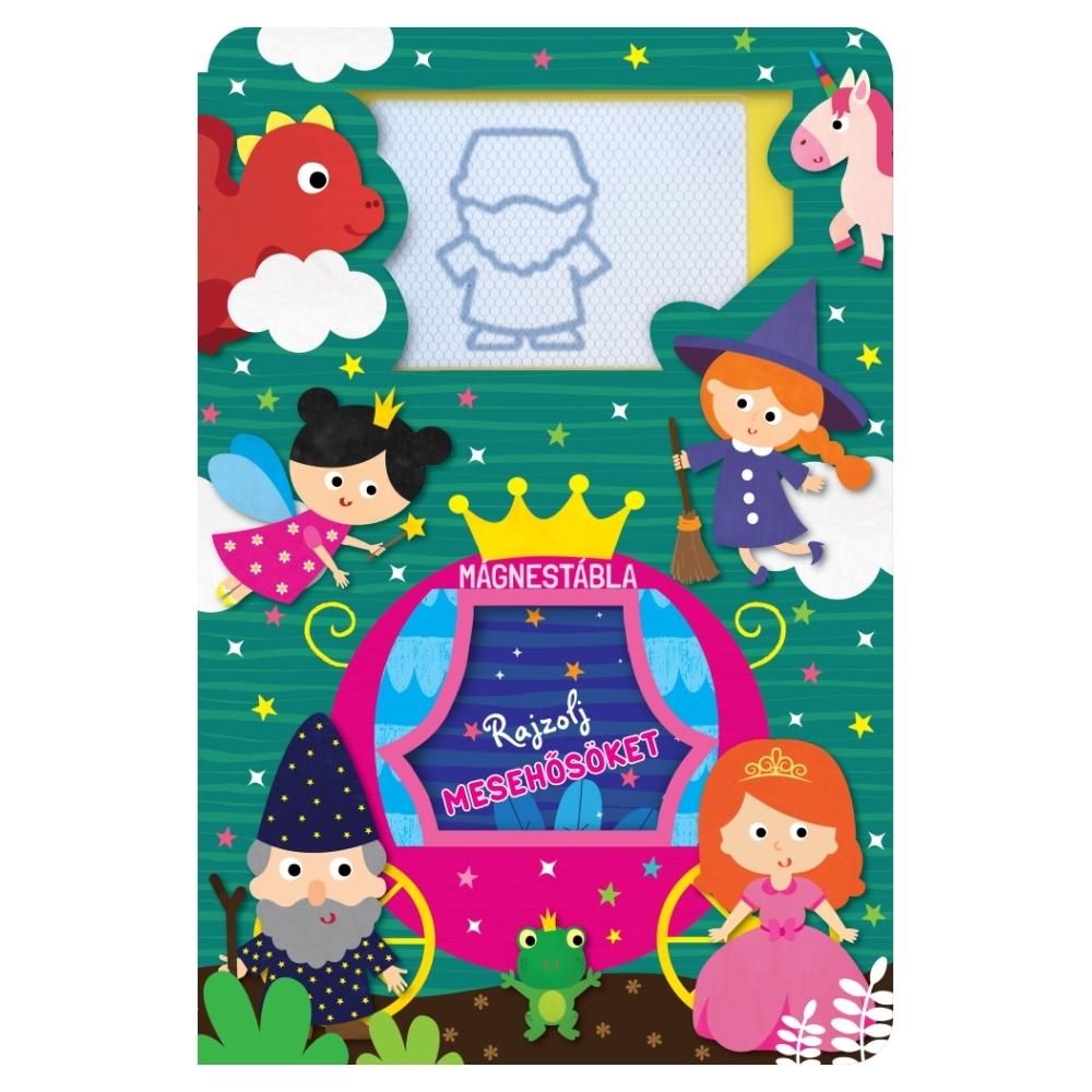 Mágnestábla - Rajzolj mesehősöket kavaii stílusban