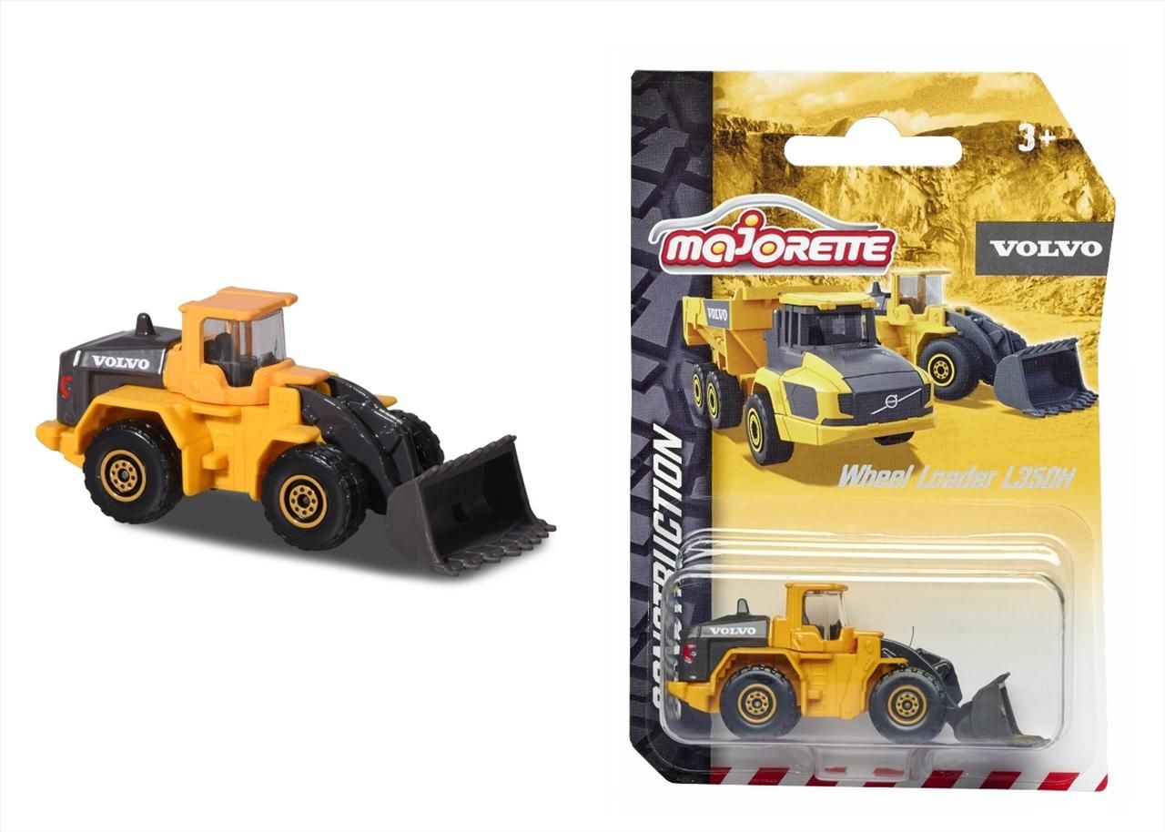 Majorette Construction munkagép - Volvo FMX Wheel loader L350H