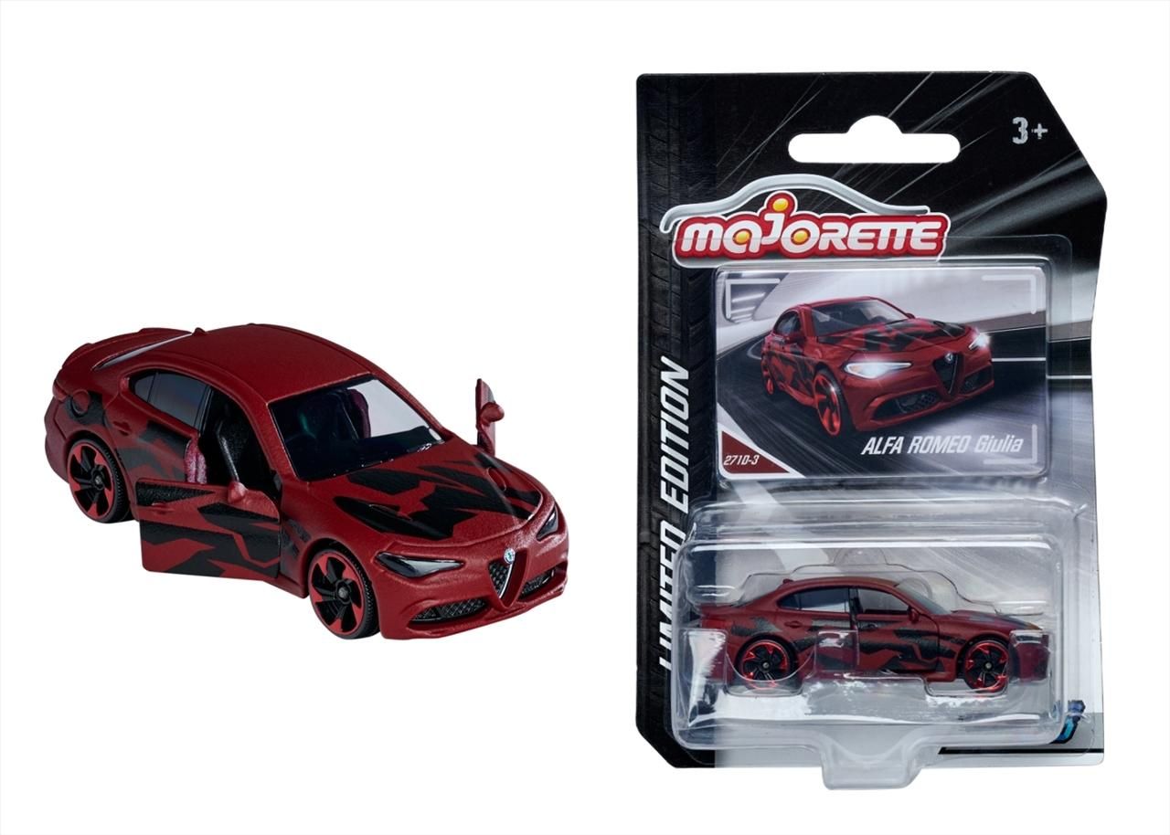 Majorette Limited Edition kisautó, Alfa Romeo Giulia, bordó