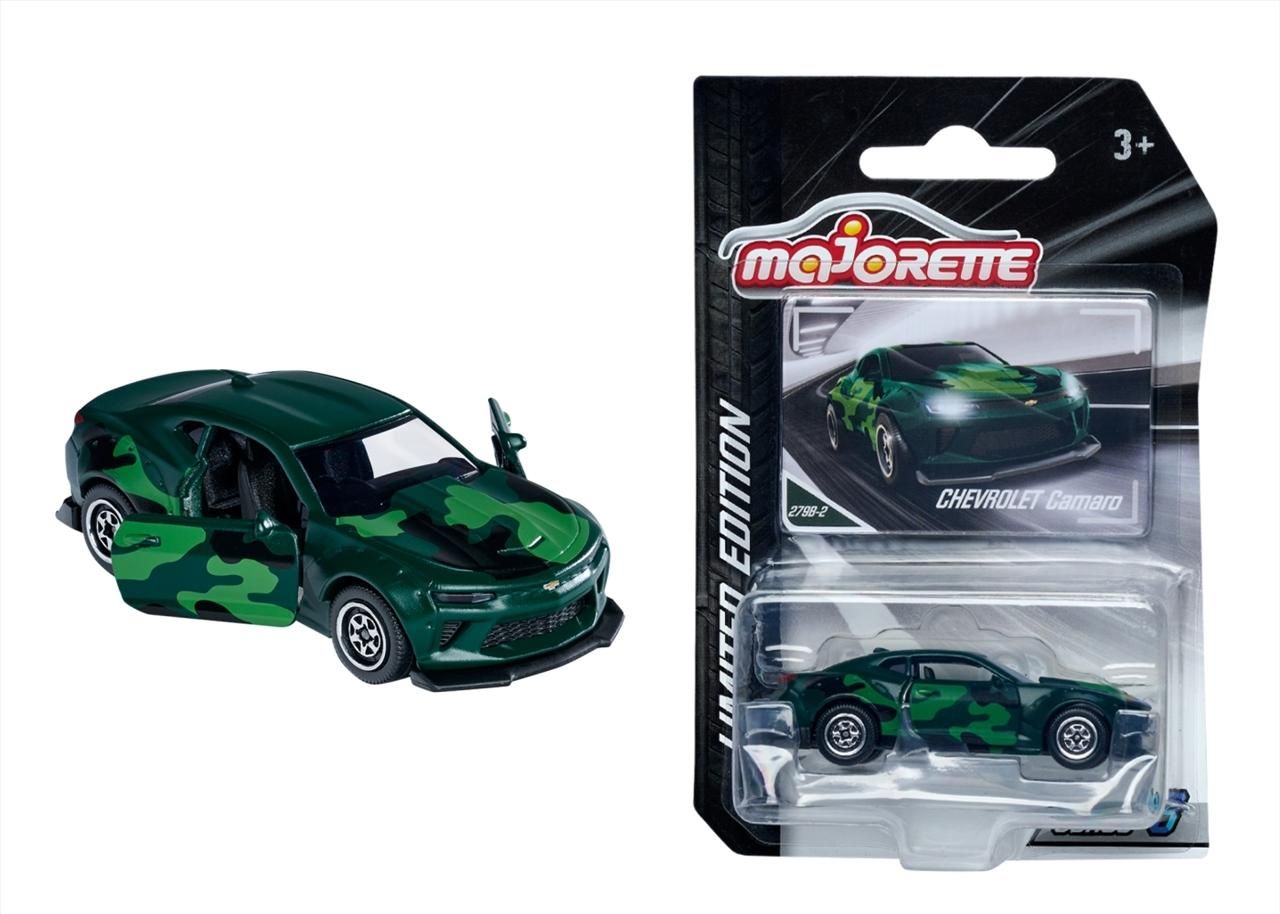 Majorette Limited Edition kisautó, Chevrolet Camaro, zöld