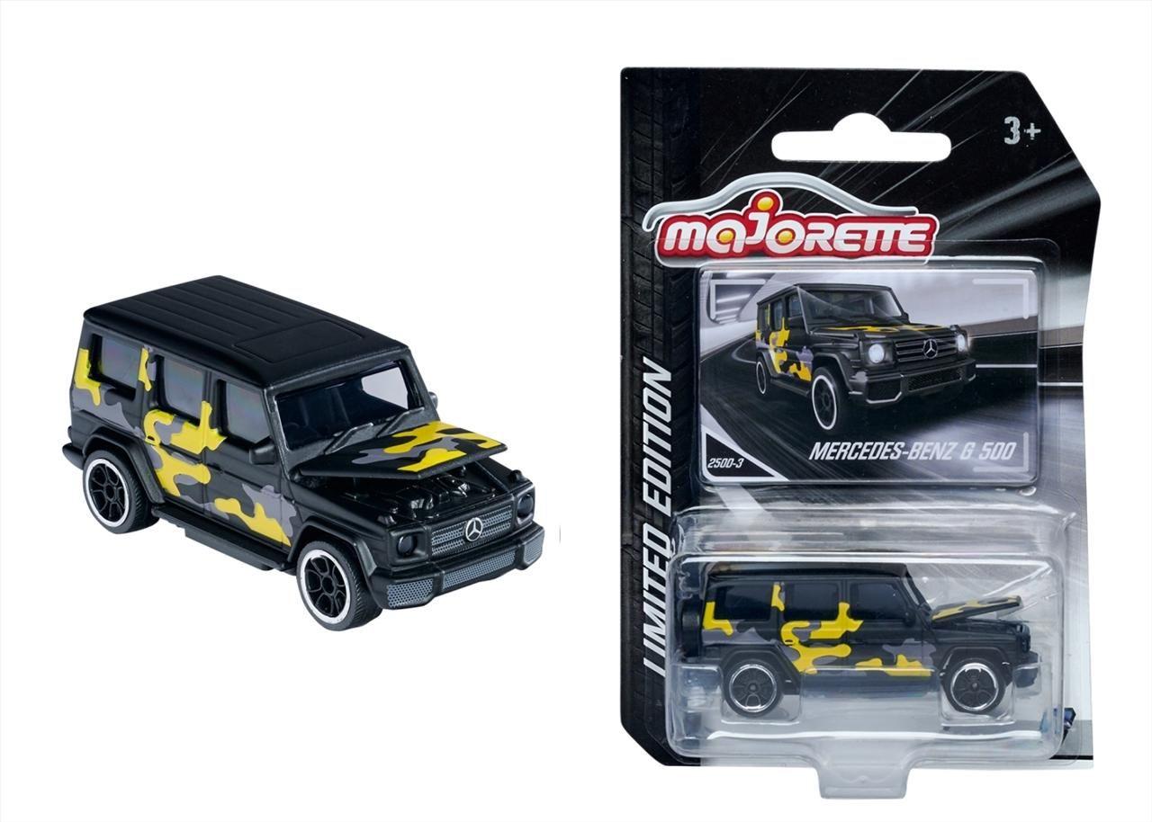 Majorette Limited Edition kisautó, Mercedes Benz G500, fekete
