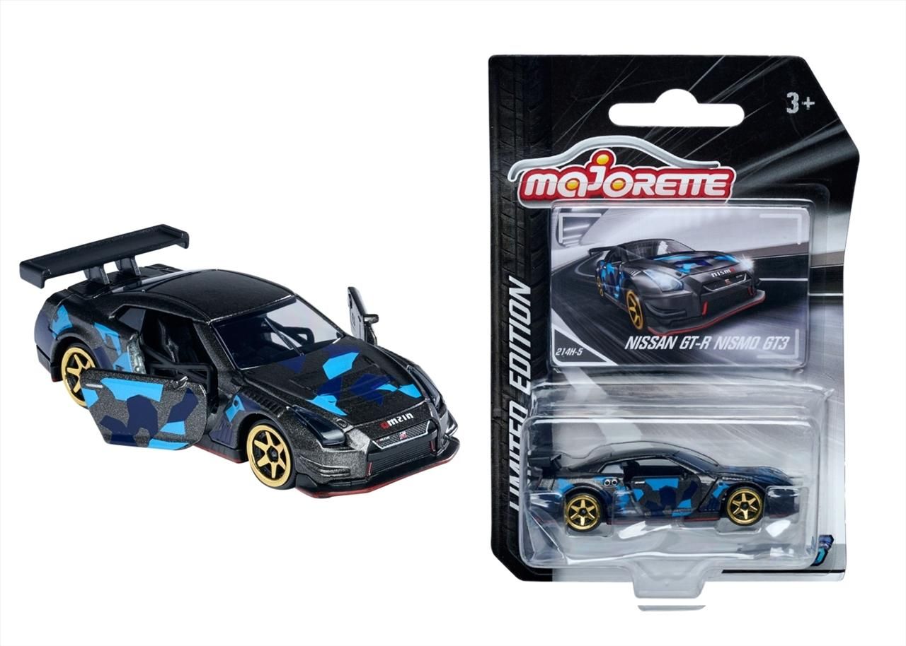 Majorette Limited Edition kisautó, Nissan GT-R Nismo GT3, fekete