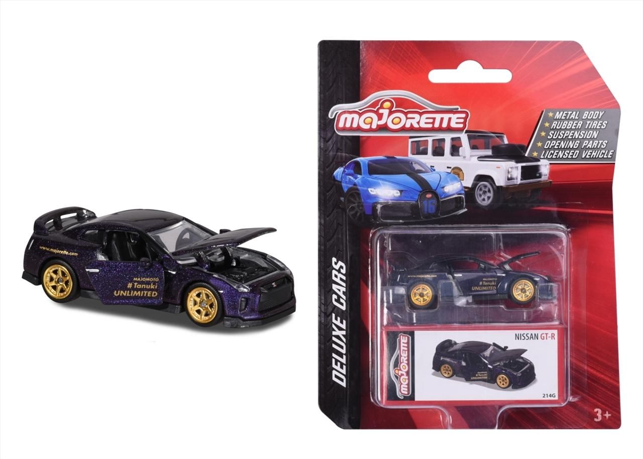 Majorette Luxus kisautó, Nissan GT-R, lila