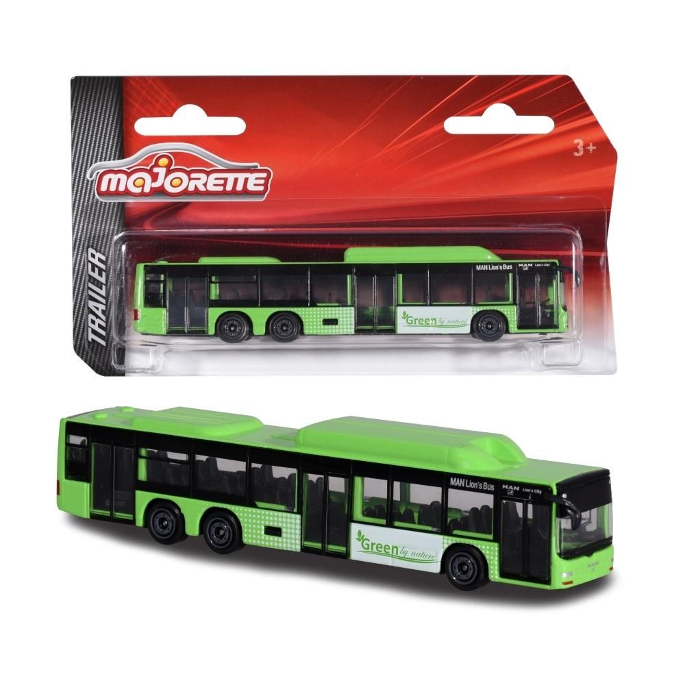 Majorette MAN Lion's City busz, zöld