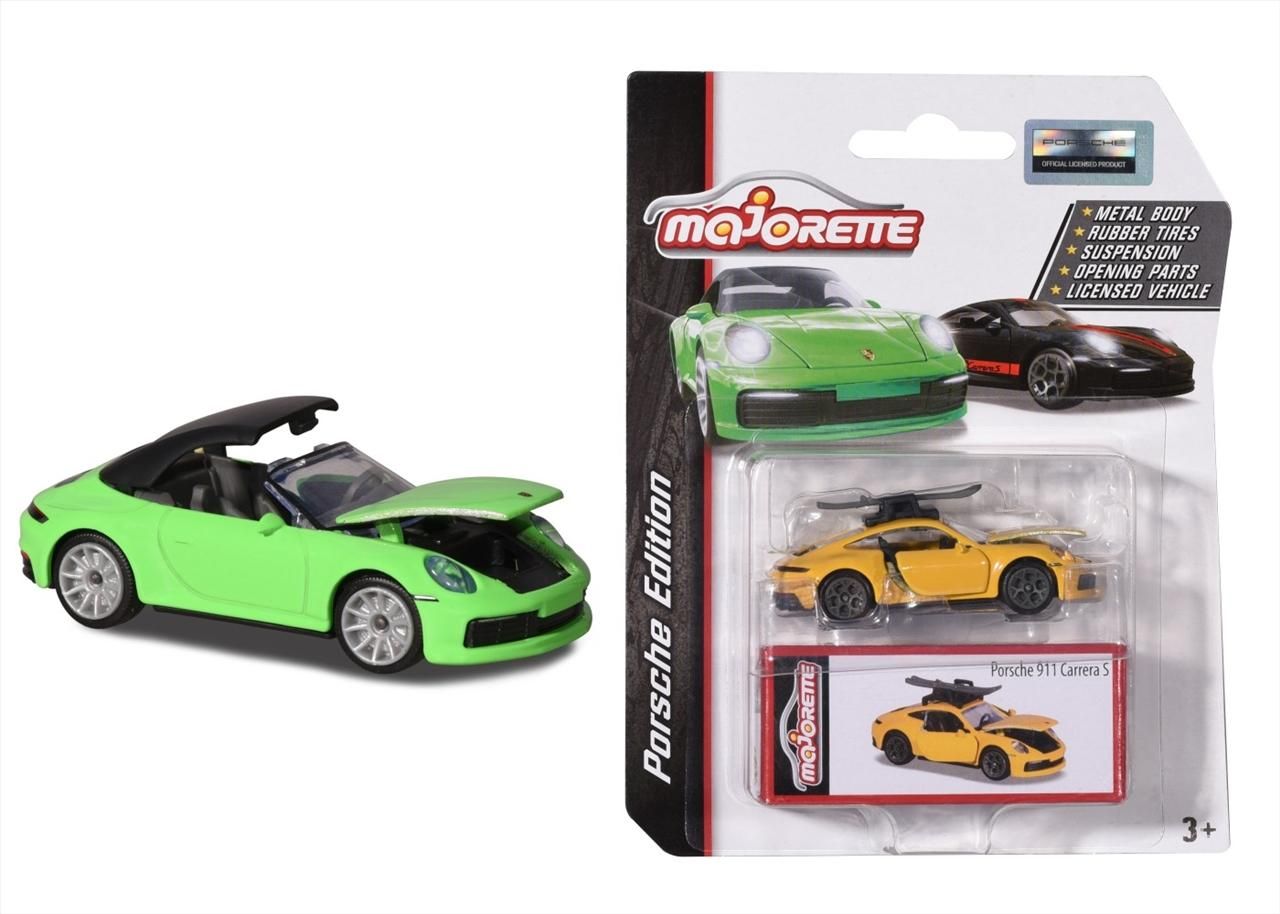 Majorette Porsche 911 Carrera S Cabrio, zöld
