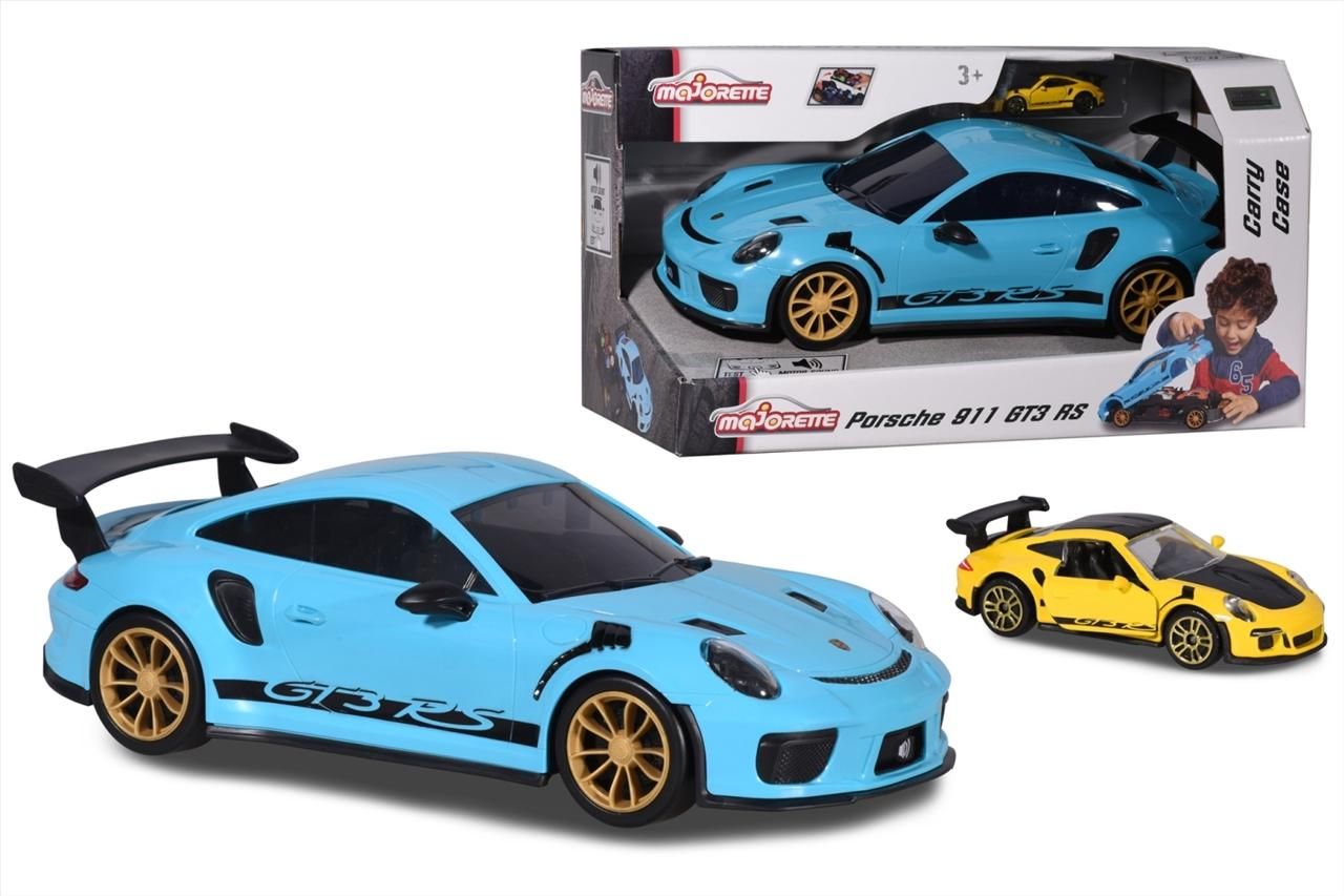 Majorette Porsche 911 GT3 RS kisautó tárolódoboz, 1 autóval