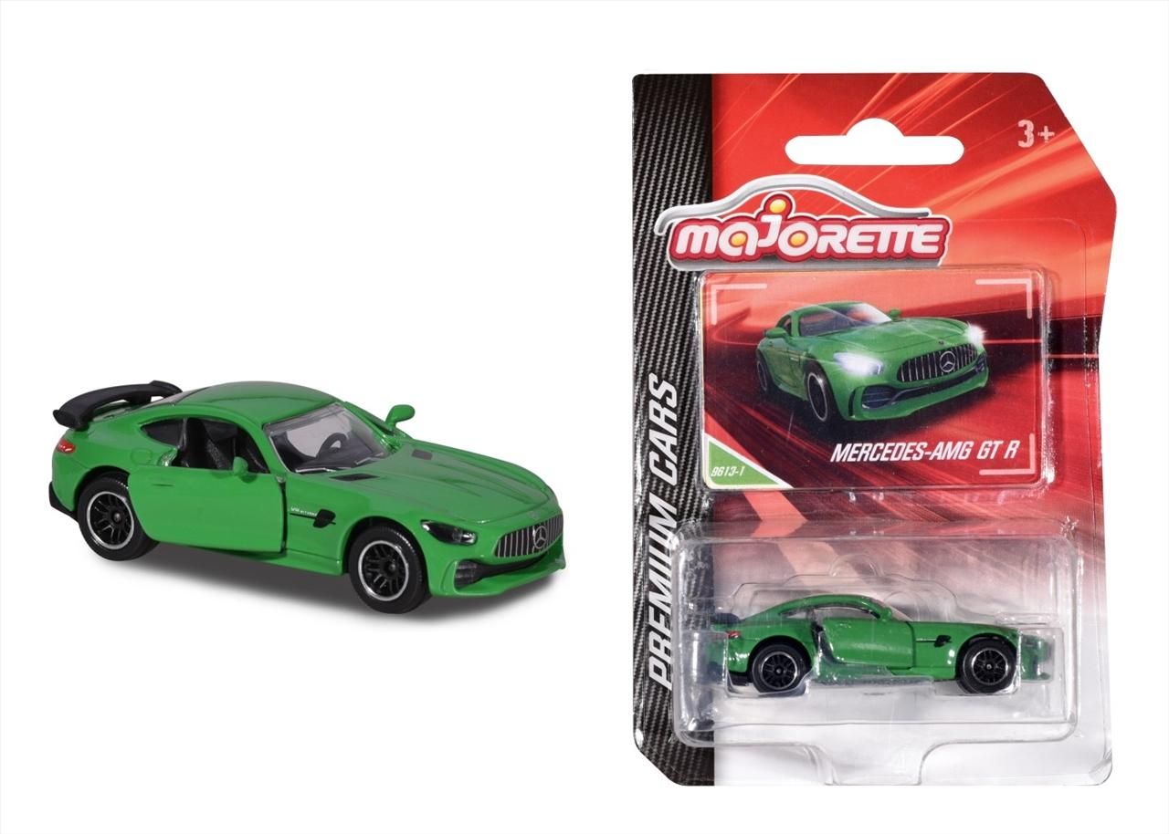 Majorette Premium kisautó, Mercedes AMG GT R, zöld