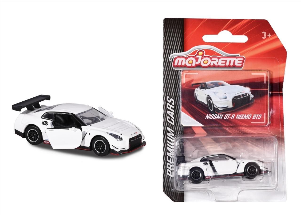 Majorette Premium kisautó, Nissan GT-R Nismo GT3, fehér