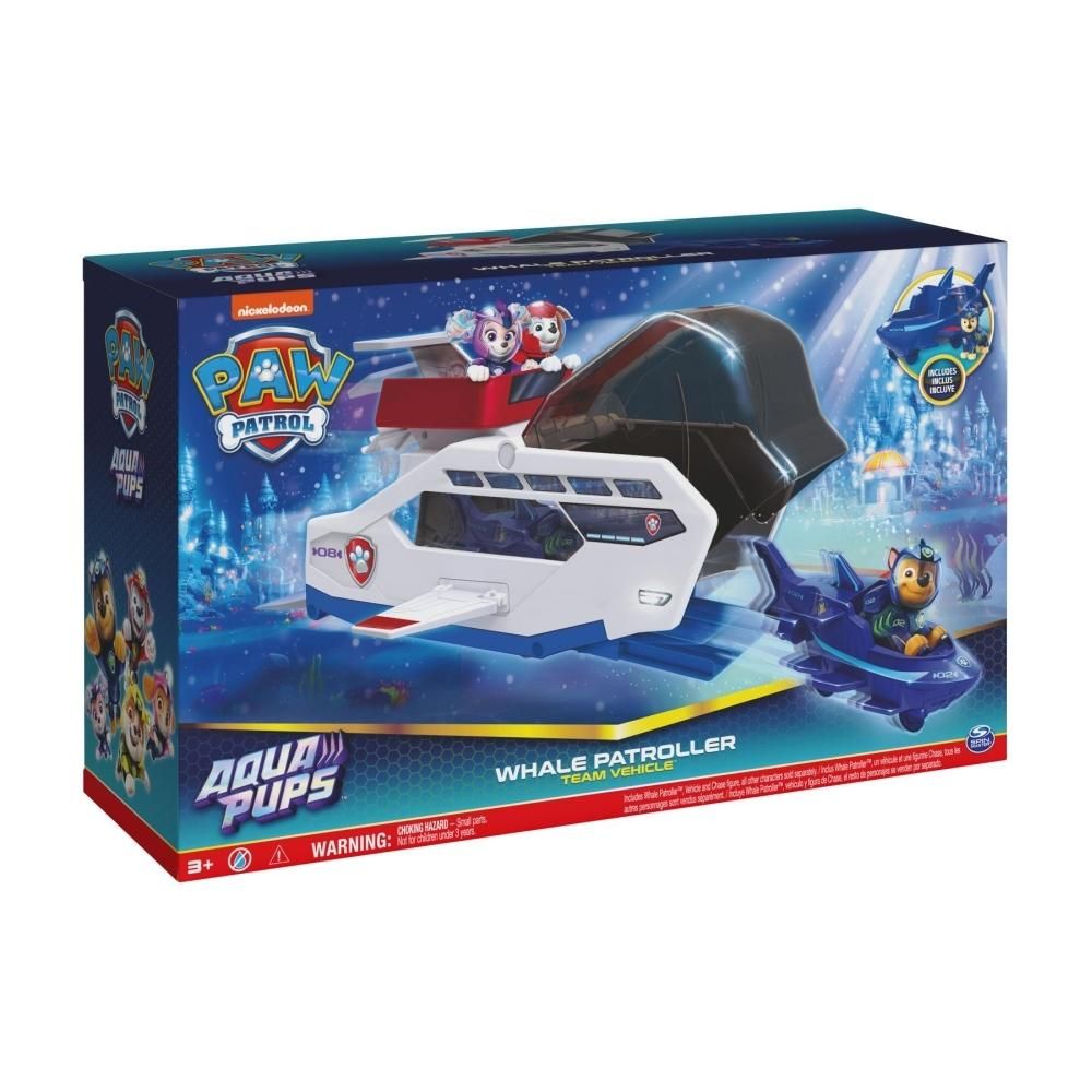 Mancs őrjárat Aqua Pups Bálna csapatszállító jármű