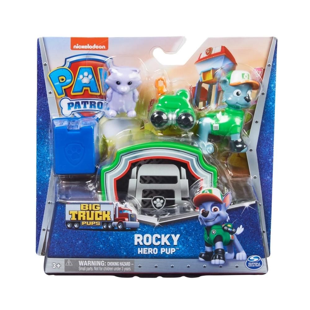 Mancs őrjárat Big Truck Pups figura dobozban - Rocky