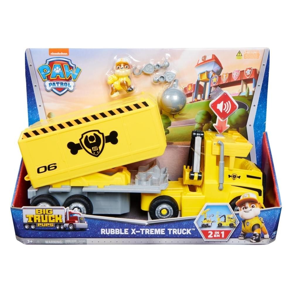 Mancs őrjárat Big Truck Pups Xtreme Rubble kamion