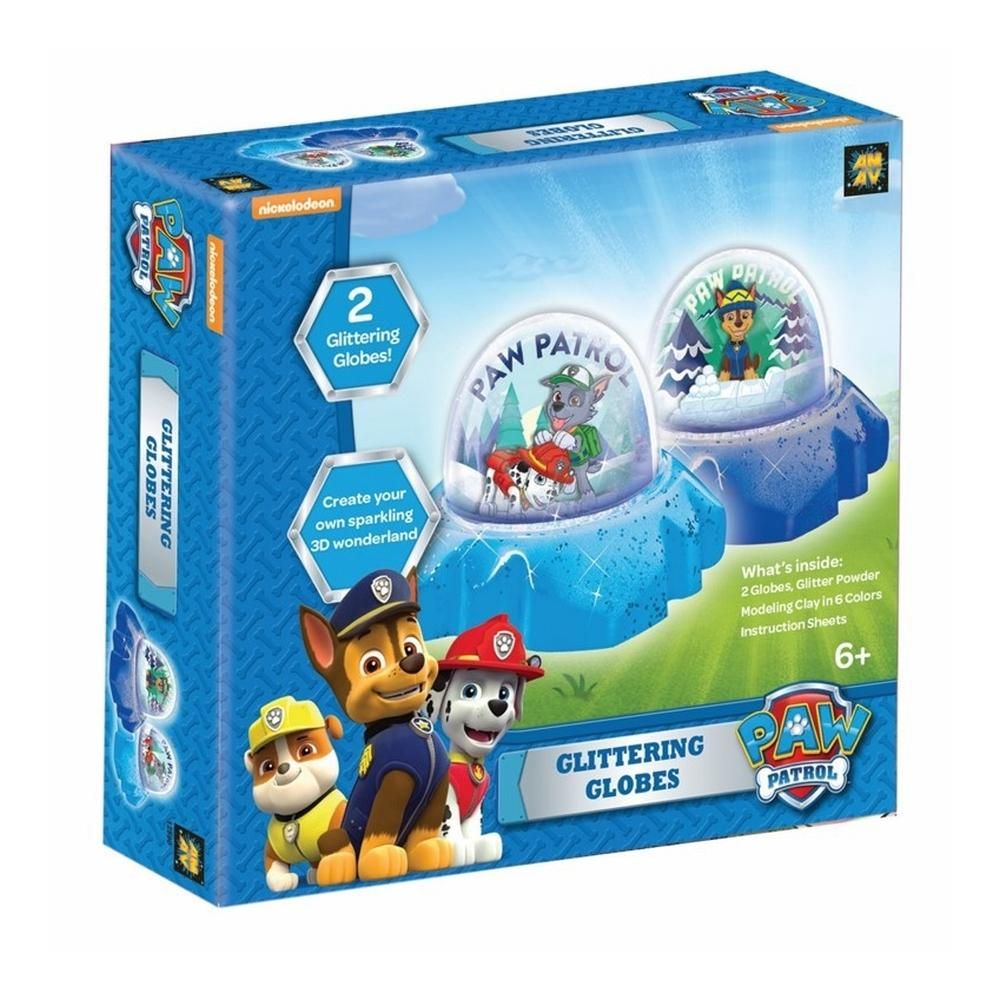 Mancs őrjárat Csillogó hógömb készítő 2 db-os