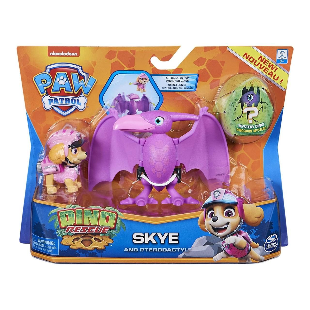 Mancs őrjárat Dinó mentés csomag - Skye és Pterodactyl