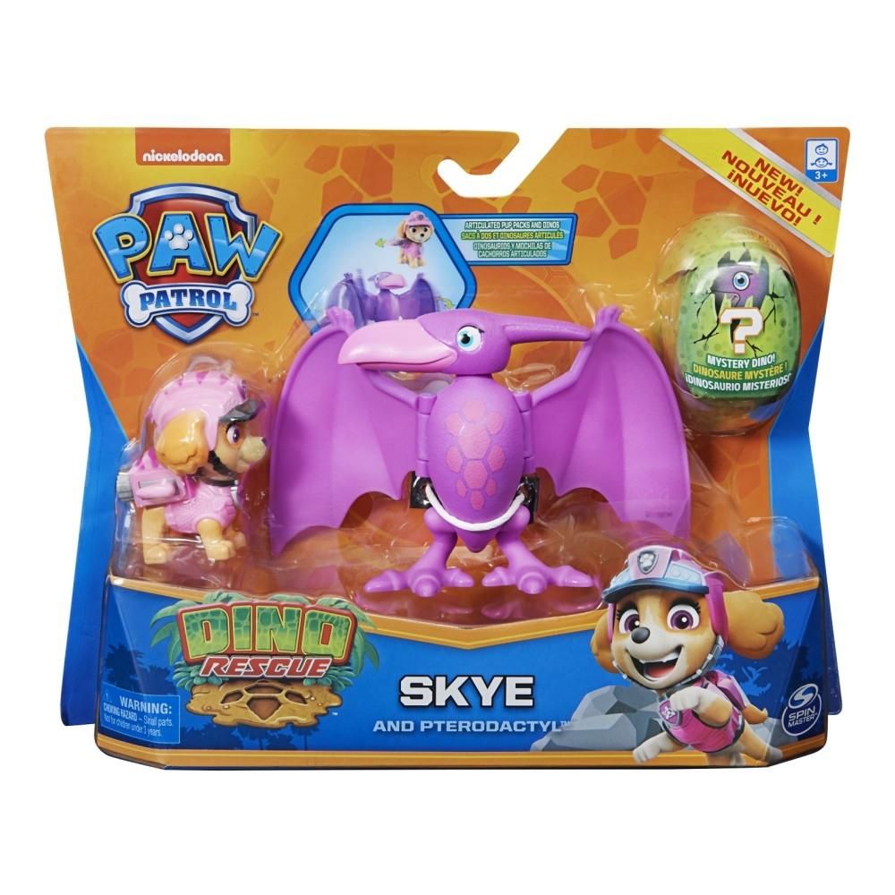 Mancs őrjárat Dino Rescue Pterodactyl & Skye kutyus