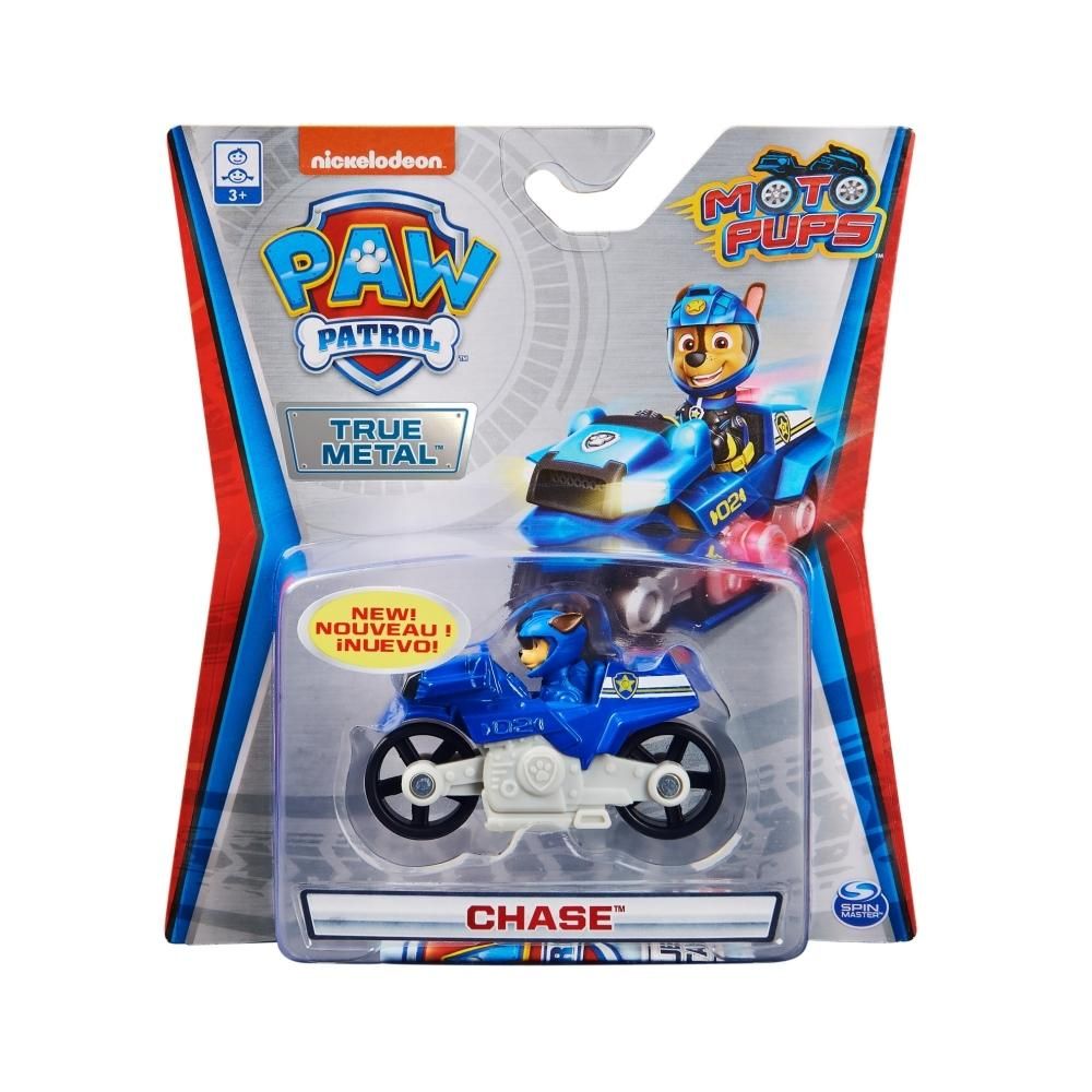 Mancs őrjárat Fém kisautó - Chase (Moto Pups)