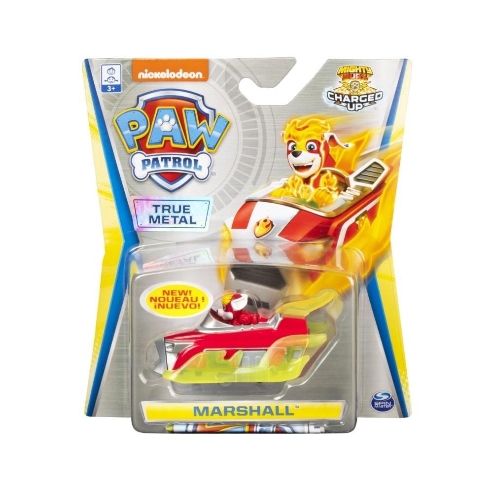 Mancs őrjárat Fém kisautó - Marshall (Mighty Pups - Charged Up)