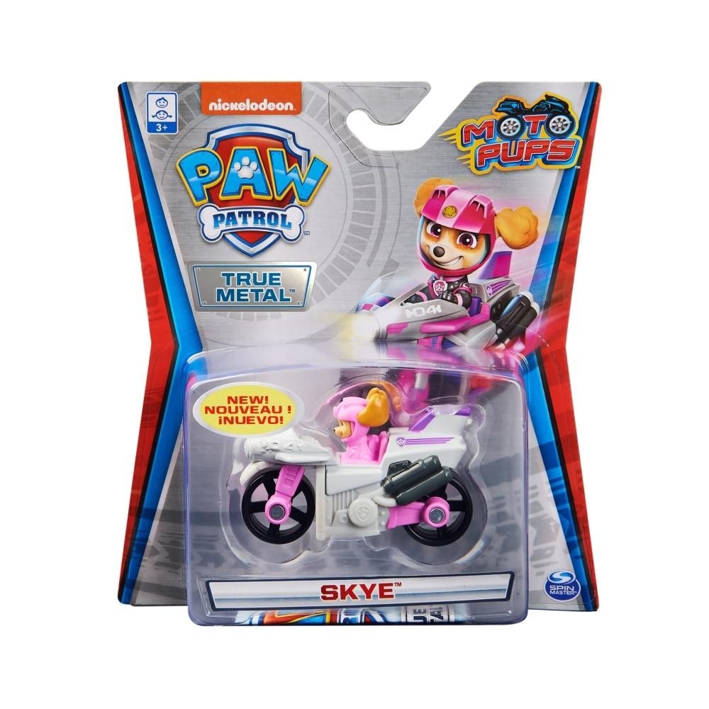 Mancs őrjárat Fém kisautó - Skye (Moto Pups)