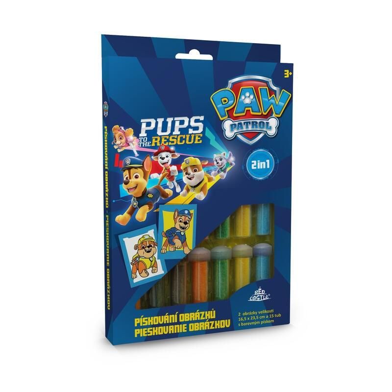 Mancs Őrjárat homokkép készítő szett - Chase és Rubble