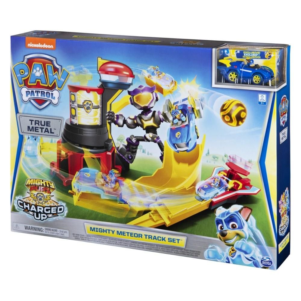 Mancs őrjárat Mighty Pups Charged Up Meteor True Metal pályaszett