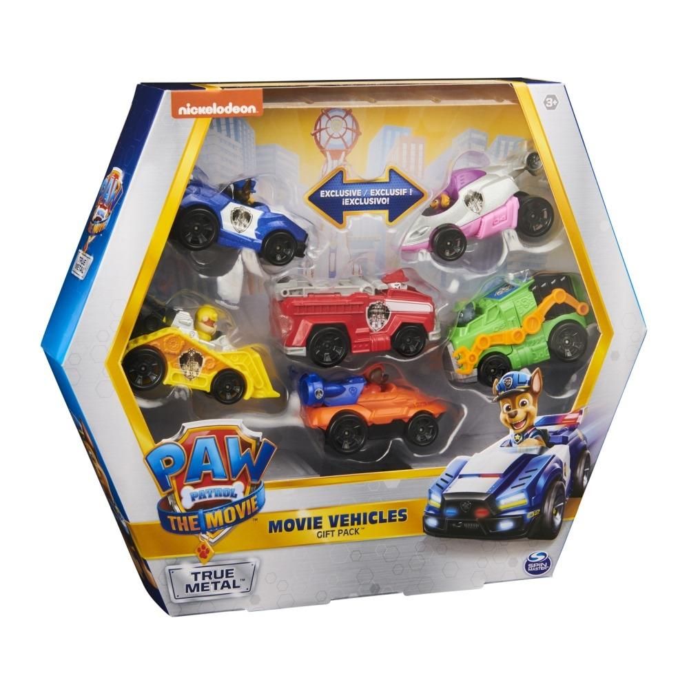 Mancs őrjárat Mozi fém kisautók ajándékcsomag 6 db-os