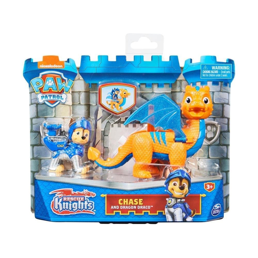 Mancs őrjárat Rescue Knights hős kutyi sárkánnyal szett - Chase és Draco