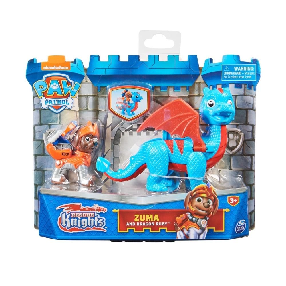 Mancs őrjárat Rescue Knights hős kutyi sárkánnyal szett - Zuma és Ruby
