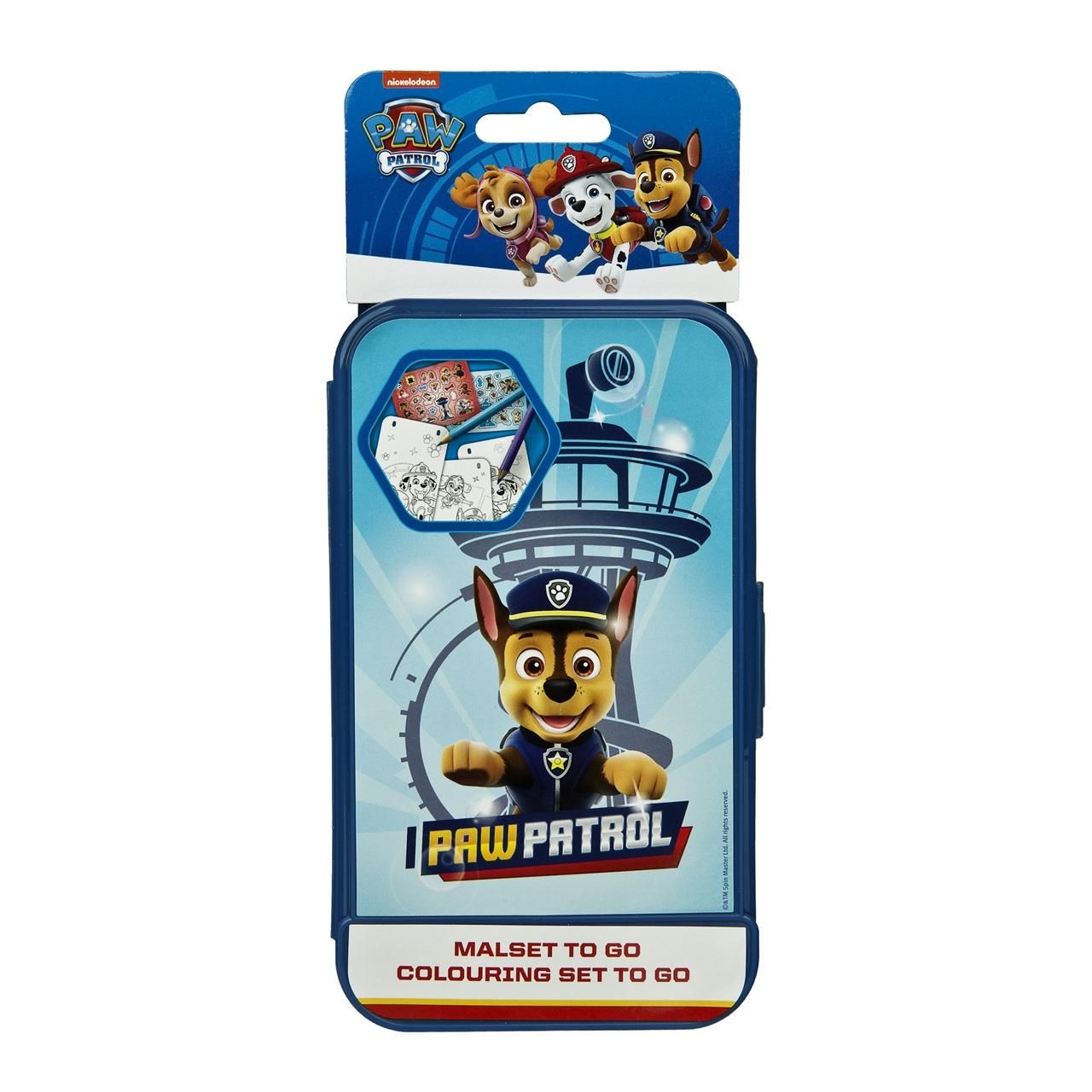 Mancs Őrjárat úti kifestő szett matricákkal