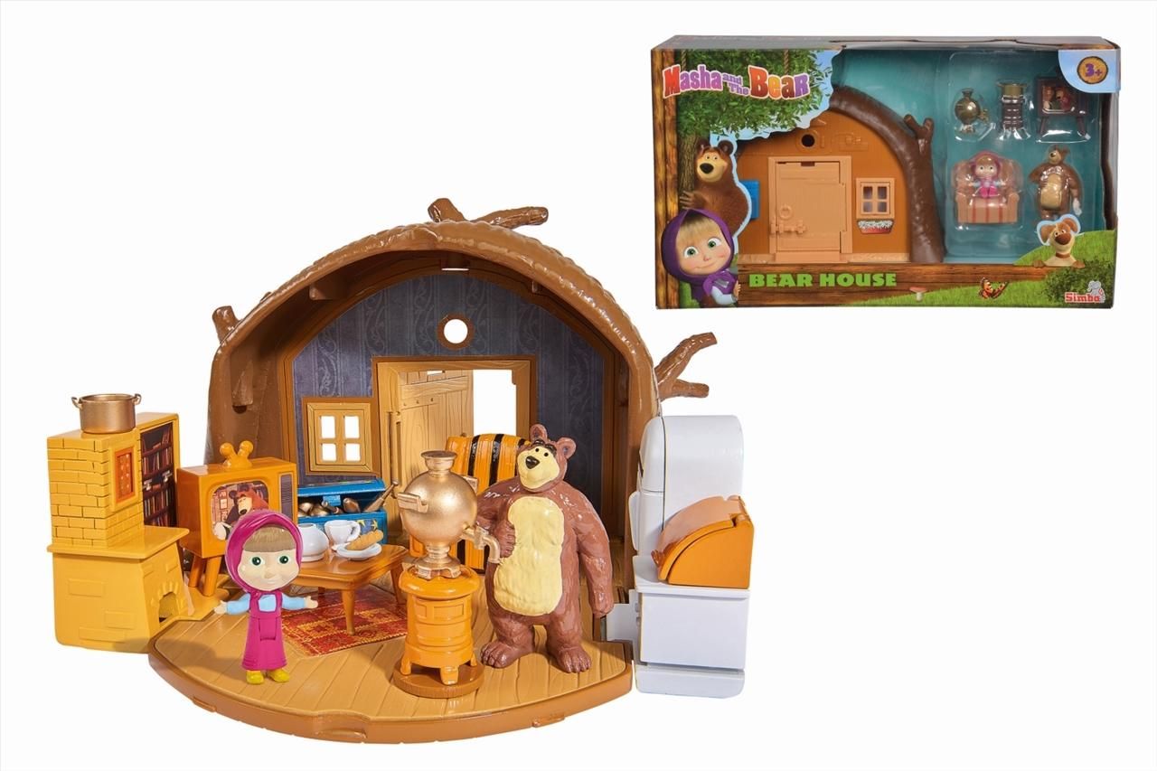 Mása és a medve Maciház játékszett