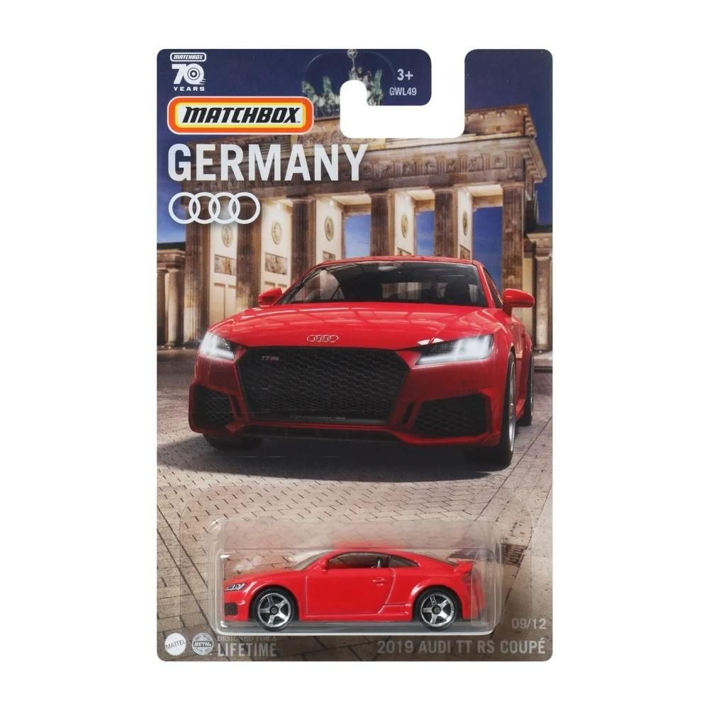 Matchbox kisautó Németország kollekció - 2019 Audi TT RS Coupé