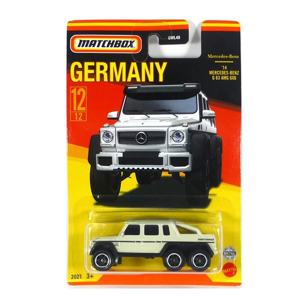 Matchbox kisautó Németország kollekció - Mercedes-Benz G 63 AMG 6x6