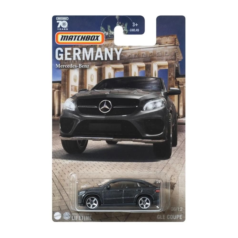 Matchbox kisautó Németország kollekció - Mercedes-Benz Gle Coupe