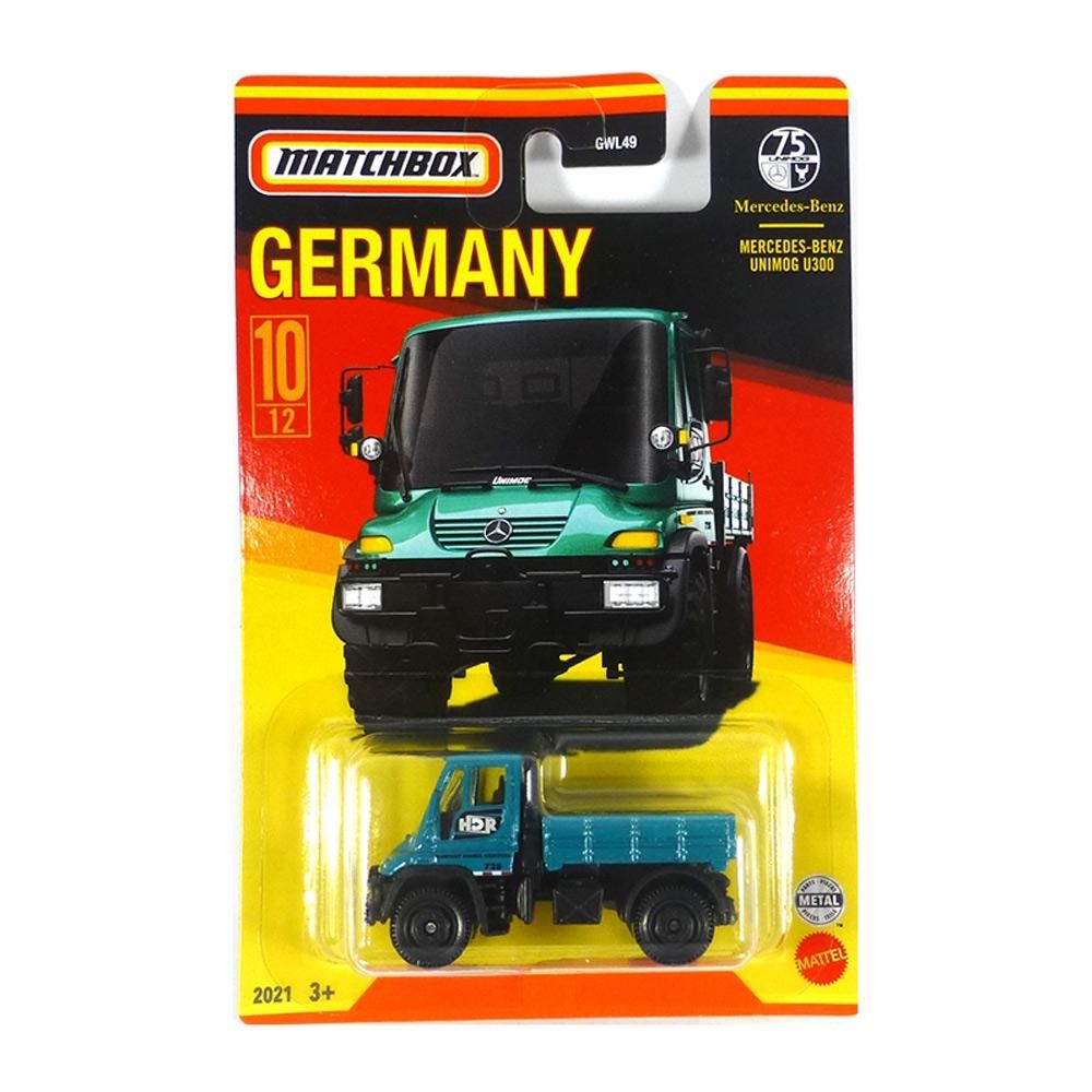 Matchbox kisautó Németország kollekció - Mercedes-Benz Unimog U300