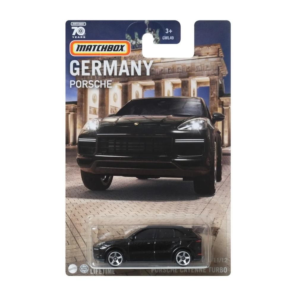 Matchbox kisautó Németország kollekció - Porsche Cayenne Turbo