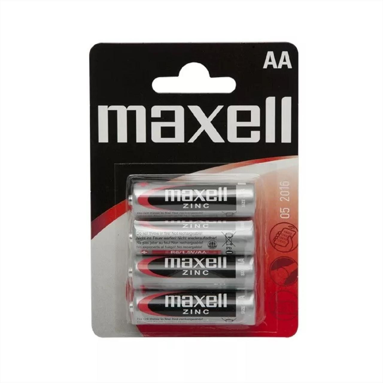 Maxell cink AA R6 ceruzaelem, 4 db-os