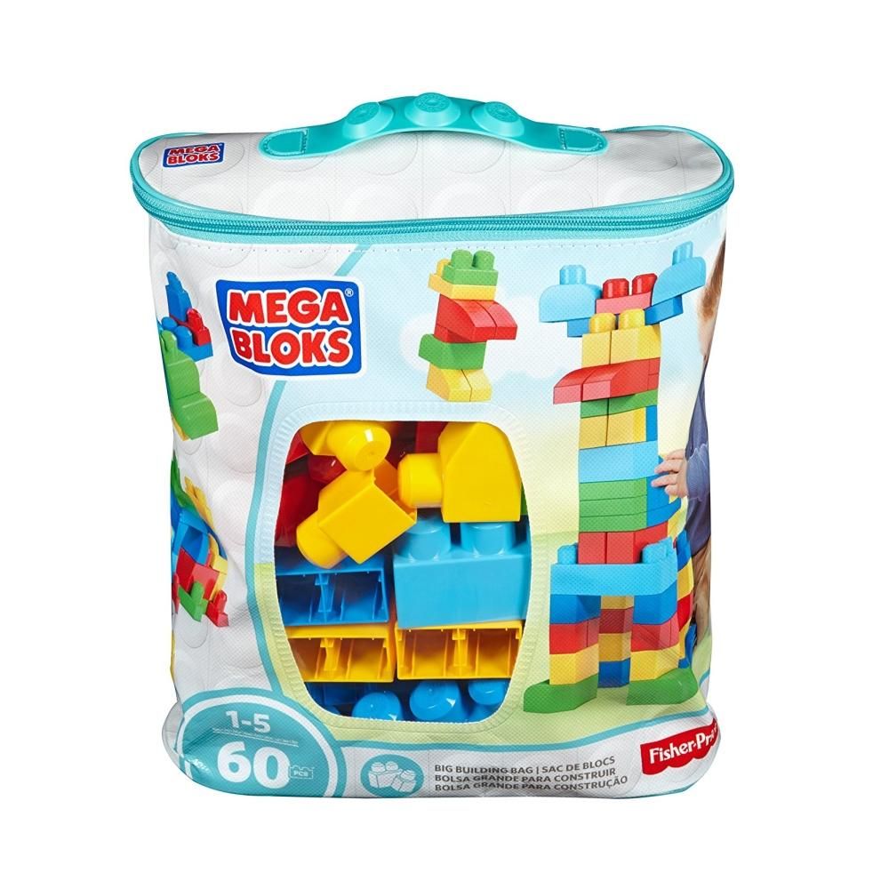 Mega Bloks Nagy építőcsomag, 60 db-os - kék