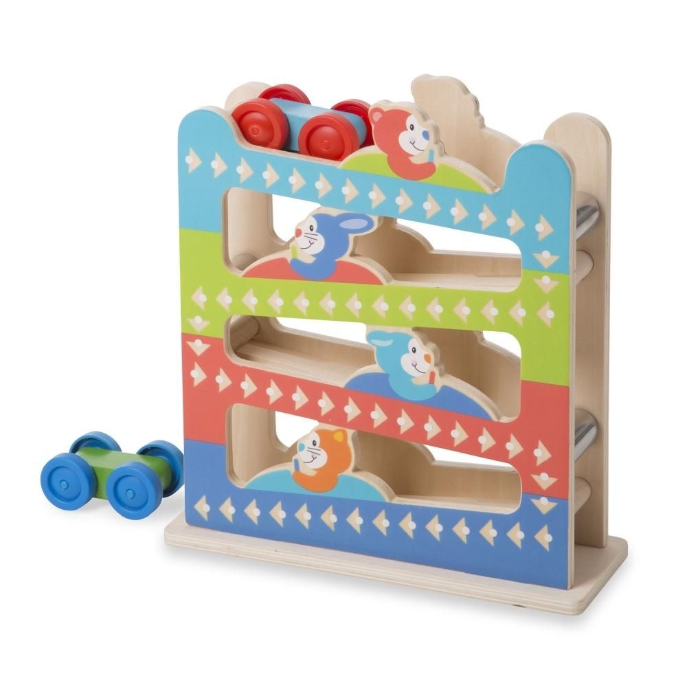 Melissa & Doug Bébi és tipegő fajátékok, Cikk-cakk autópálya
