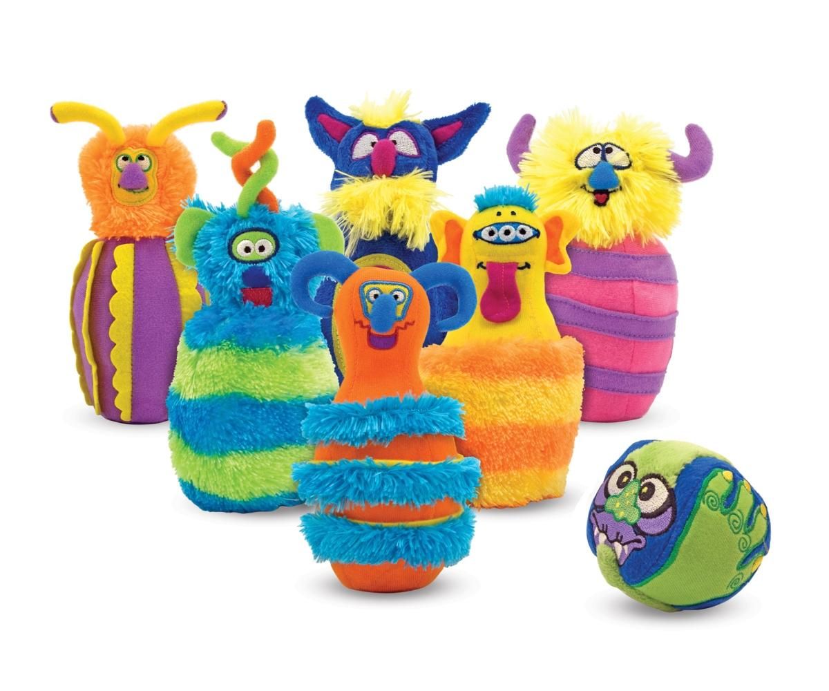 Melissa & Doug Játékok, Plüss szörny bowling táskában