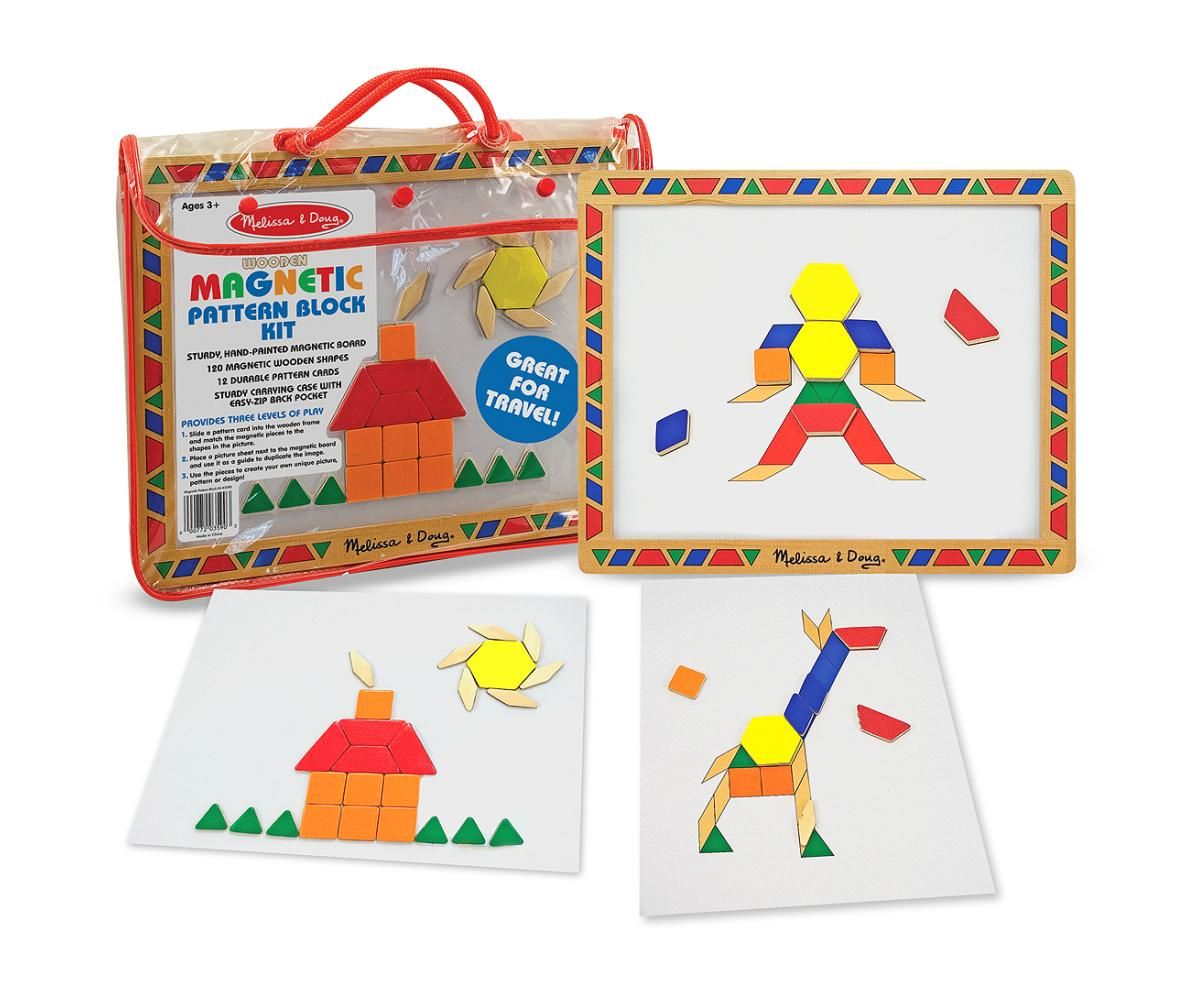 Melissa & Doug Készségfejlesztő játék, Színes mágneses kirakó 